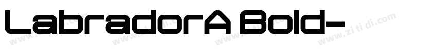 LabradorA Bold字体转换